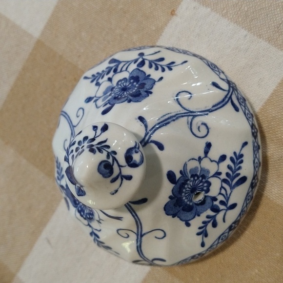 Coffee pot Indies Johnson Brothers English ironstone blue white transferware - Picture 7 of 8